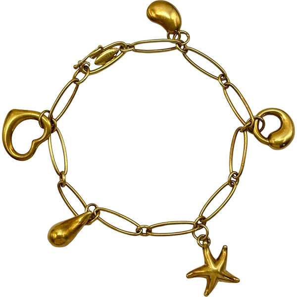 ティファニー TIFFANY＆CO エルサペレッティブレスレット ゴールド 750