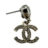 シャネル CHANEL ココマークハートピアス シルバー メタル/ラインストーン アクセサリー