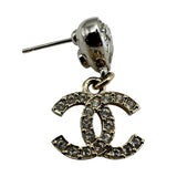 シャネル CHANEL ココマークハートピアス シルバー メタル/ラインストーン アクセサリー