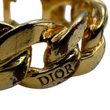 クリスチャン・ディオール Christian Dior CDロゴチェーンリング ゴールド メタル アクセサリー