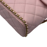 シャネル CHANEL マトラッセチェーンバックパック AS4490 ライトピンク ゴールド金具 キャビアスキン レディース リュック・デイパック