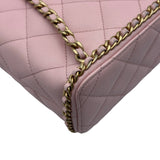 シャネル CHANEL マトラッセチェーンバックパック AS4490 ライトピンク ゴールド金具 キャビアスキン レディース リュック・デイパック