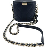 シャネル CHANEL バニティケース ショルダーバッグ AS1355 29番台 ブラック ゴールド金具 ラムスキン レディース ショルダーバッグ