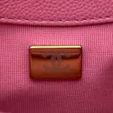 シャネル CHANEL マトラッセミニメッセンジャーバッグ AS3867 ピンク ゴールド金具 キャビアスキン レディース ショルダーバッグ