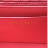 シャネル CHANEL ミニマトラッセ20 A69900 コーラルピンク ゴールド金具 ラムスキン レディース ショルダーバッグ