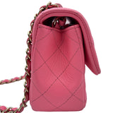 シャネル CHANEL ミニマトラッセ20 A69900 コーラルピンク ゴールド金具 ラムスキン レディース ショルダーバッグ