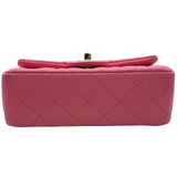 シャネル CHANEL ミニマトラッセ20 A69900 コーラルピンク ゴールド金具 ラムスキン レディース ショルダーバッグ