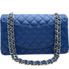 シャネル CHANEL マトラッセ25 A01112 25番台 ブルー ゴールド金具 ラムスキン レディース ショルダーバッグ