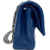 シャネル CHANEL マトラッセ25 A01112 25番台 ブルー ゴールド金具 ラムスキン レディース ショルダーバッグ
