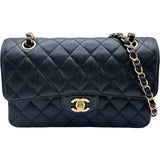 シャネル CHANEL マトラッセ3 A01113 ブラック ゴールド金具 キャビアスキン レディース ショルダーバッグ