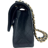 シャネル CHANEL マトラッセ3 A01113 ブラック ゴールド金具 キャビアスキン レディース ショルダーバッグ