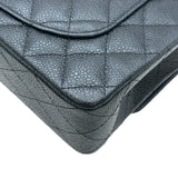シャネル CHANEL マトラッセ3 A01113 ブラック ゴールド金具 キャビアスキン レディース ショルダーバッグ