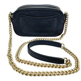 シャネル CHANEL マトラッセカメラバッグ A57574 26番台 ブラック ゴールド金具 カーフスキン レディース ショルダーバッグ