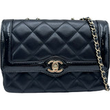 シャネル CHANEL マトラッセミニプラップバッグ AS5048 ブラック ゴールド金具 ラム・パテントカーフスキン レディース ショルダーバッグ
