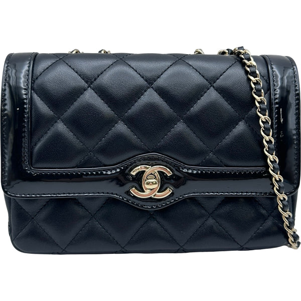 シャネル CHANEL マトラッセミニプラップバッグ AS5048 ブラック