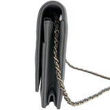 シャネル CHANEL ココロックチェーンウォレット A80766 29番台 グレー ゴールド金具 キャビアスキン レディース ショルダーバッグ