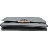 シャネル CHANEL ココロックチェーンウォレット A80766 29番台 グレー ゴールド金具 キャビアスキン レディース ショルダーバッグ