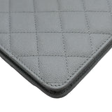 シャネル CHANEL ココロックチェーンウォレット A80766 29番台 グレー ゴールド金具 キャビアスキン レディース ショルダーバッグ