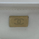 シャネル CHANEL マトラッセチェーンウォレット AP3479 ホワイト ゴールド金具 キャビアスキン レディース ショルダーバッグ