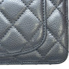 シャネル CHANEL マトラッセチェーンウォレット A69366 19番台 ブラック シルバー金具 キャビアスキン レディース ショルダーバッグ