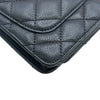 シャネル CHANEL マトラッセチェーンウォレット A69366 19番台 ブラック シルバー金具 キャビアスキン レディース ショルダーバッグ