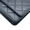 シャネル CHANEL マトラッセチェーンウォレット A33814 25番台 ブラック ゴールド金具 ラムスキン レディース ショルダーバッグ