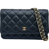 シャネル CHANEL マトラッセチェーンウォレット AP0250 29番台 ブラック ゴールド金具 キャビアスキン レディース ショルダーバッグ