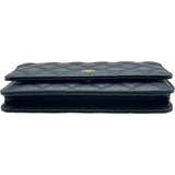 シャネル CHANEL マトラッセチェーンウォレット AP0250 29番台 ブラック ゴールド金具 キャビアスキン レディース ショルダーバッグ