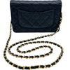 シャネル CHANEL マトラッセチェーンウォレット AP0250 ブラック ゴールド金具 キャビアスキン レディース ショルダーバッグ