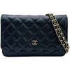 シャネル CHANEL マトラッセチェーンウォレット AP0250 30番台 ブラック ゴールド金具 キャビアスキン レディース ショルダーバッグ