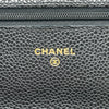 シャネル CHANEL マトラッセチェーンウォレット AP0250 30番台 ブラック ゴールド金具 キャビアスキン レディース ショルダーバッグ