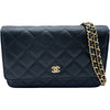 シャネル CHANEL マトラッセチェーンウォレット AP0250 28番台 ブラック ゴールド金具 キャビアスキン レディース ショルダーバッグ