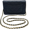シャネル CHANEL マトラッセチェーンウォレット AP0250 28番台 ブラック ゴールド金具 キャビアスキン レディース ショルダーバッグ