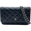 シャネル CHANEL マトラッセチェーンウォレット AP0250 ブラック シルバー金具 キャビアスキン レディース ショルダーバッグ