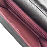 シャネル CHANEL マトラッセチェーンウォレット AP0250 ブラック シルバー金具 キャビアスキン レディース ショルダーバッグ