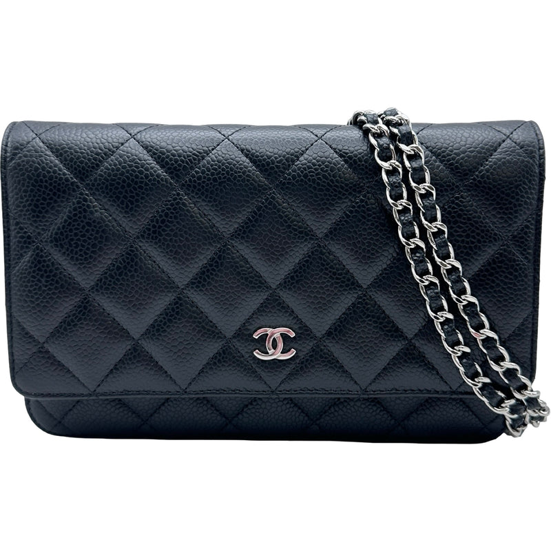 シャネル CHANEL マトラッセチェーンウォレット AP0250 ブラック
