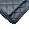 シャネル CHANEL マトラッセチェーンウォレット AP0250 ブラック シルバー金具 キャビアスキン レディース ショルダーバッグ