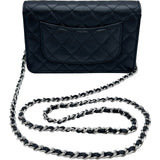 シャネル CHANEL マトラッセチェーンウォレット AP0250 ブラック シルバー金具 キャビアスキン レディース ショルダーバッグ