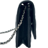シャネル CHANEL マトラッセチェーンウォレット AP0250 ブラック シルバー金具 キャビアスキン レディース ショルダーバッグ