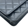 シャネル CHANEL マトラッセチェーンウォレット AP0250 ブラック シルバー金具 キャビアスキン レディース ショルダーバッグ