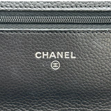 シャネル CHANEL マトラッセチェーンウォレット AP0250 ブラック ゴールド金具 キャビアスキン レディース ショルダーバッグ