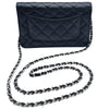 シャネル CHANEL マトラッセチェーンウォレット AP0250 ブラック ゴールド金具 キャビアスキン レディース ショルダーバッグ