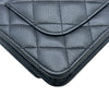 シャネル CHANEL マトラッセチェーンウォレット AP0250 ブラック ゴールド金具 キャビアスキン レディース ショルダーバッグ