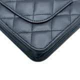 シャネル CHANEL マトラッセチェーンウォレット AP0250 ブラック ゴールド金具 キャビアスキン レディース ショルダーバッグ