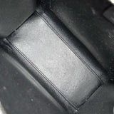 セリーヌ CELINE ラゲージナノショッパー レッド/ブラック/ライトグレー シルバー金具 レザー レディース ハンドバッグ