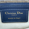 クリスチャン・ディオール Christian Dior オブリークサドルバッグ ネイビー ゴールド金具 キャンバス レディース ハンドバッグ