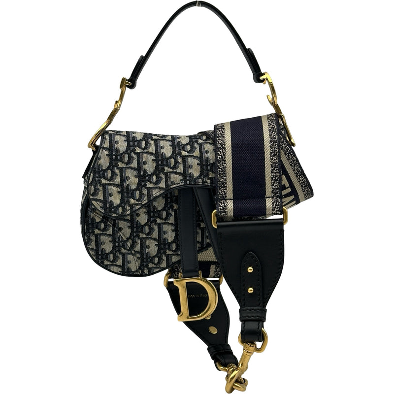 クリスチャン・ディオール Christian Dior ミニサドルバッグ ネイビー