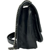 サンローラン SAINT LAURENT ニキベイビー ブラック シルバー金具 カーフスキン レディース ショルダーバッグ