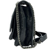 サンローラン SAINT LAURENT ニキベイビー ブラック シルバー金具 カーフスキン レディース ショルダーバッグ