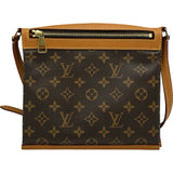ルイ・ヴィトン LOUIS VUITTON ソミュール・メッセンジャーバッグ M44879 ブラウン モノグラムキャンバス レディース メッセンジャーバッグ